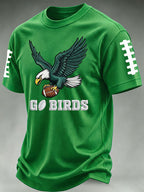 Men'S Football Print Waffle T-Shirt