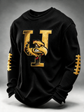 Men'S Football Fans Printed Waffle T-Shirt