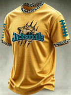 Men'S Football Print Waffle T-Shirt