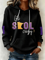 Women's Football Print Sweatshirt