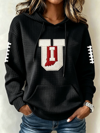 Women's Football Print Sweatshirt