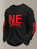 Men'S Football Printed Waffle T-Shirt