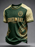 Men'S Football Fan Printed T-Shirt