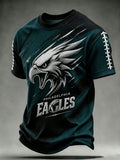 Men'S Football Fan Waffle T-Shirt