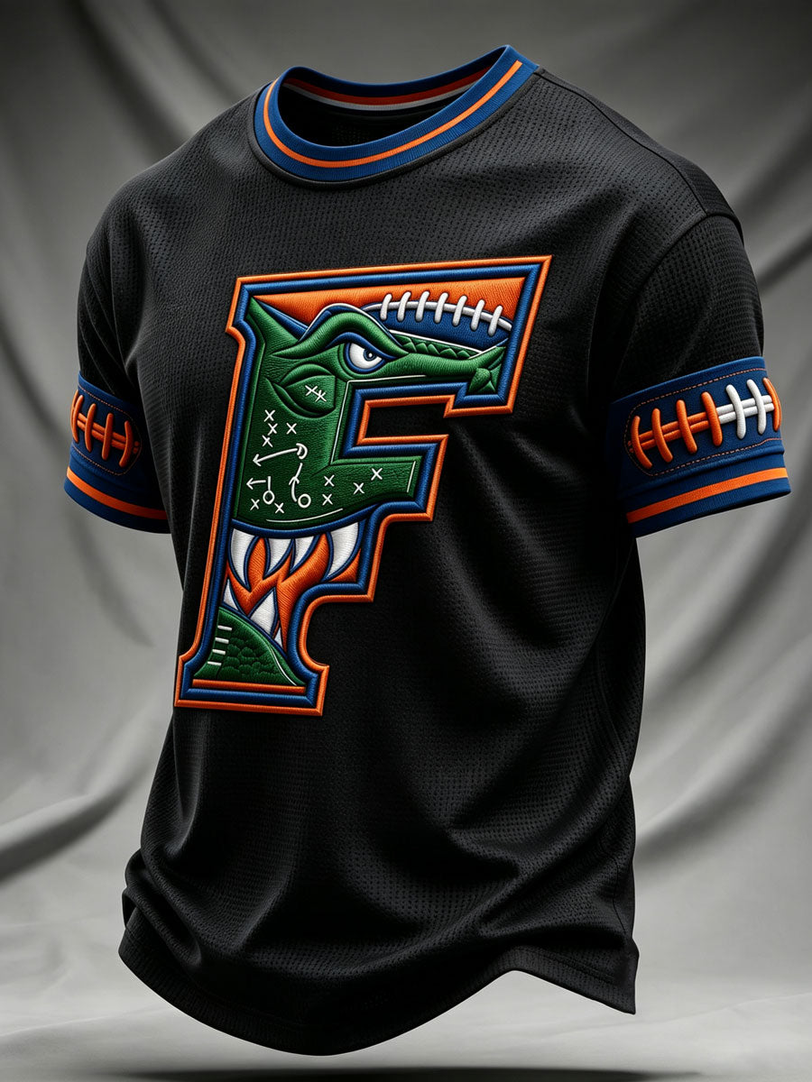 Men's Football Fan Waffle T-Shirt