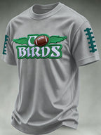 Men'S Football Print Waffle T-Shirt