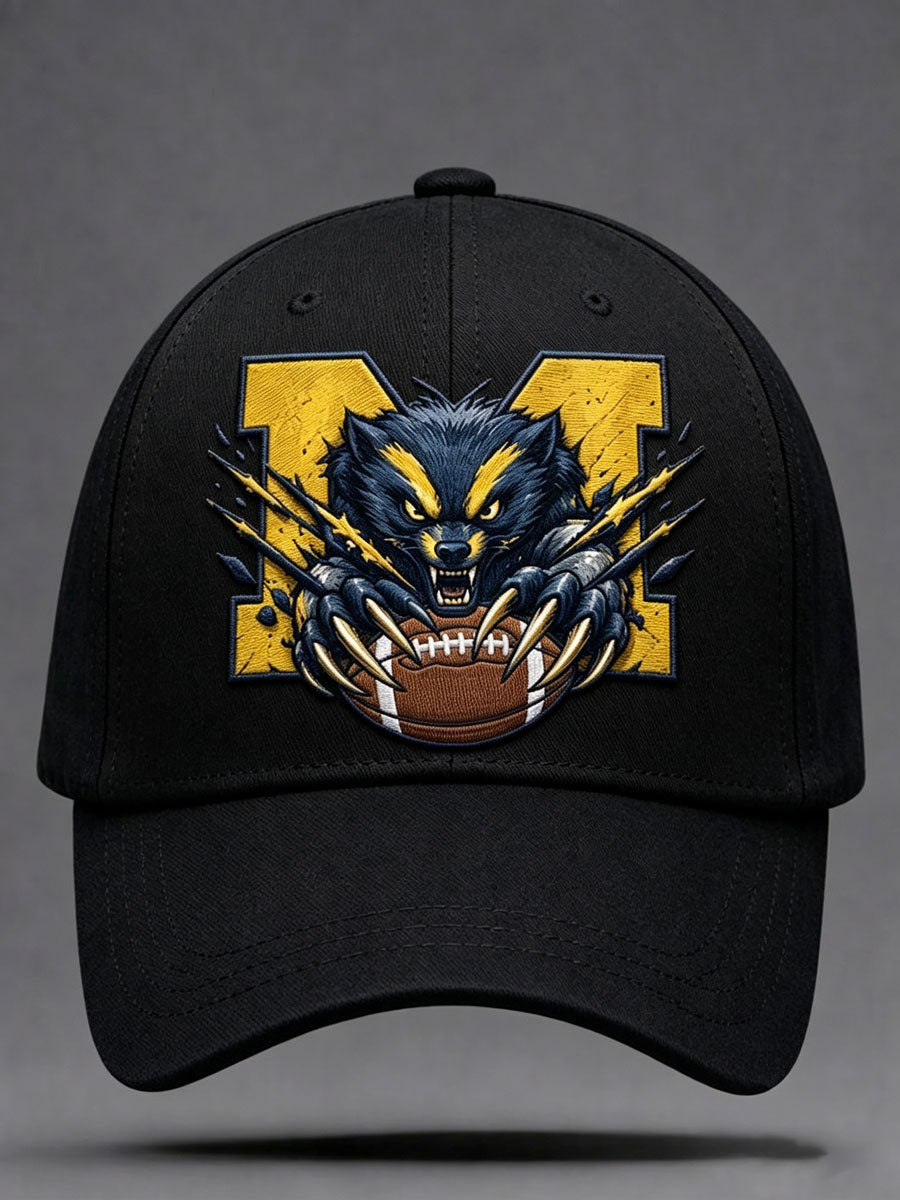 Unisex Football Printed Casual Hat