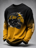 Men'S Football  Printed Waffle T-Shirt