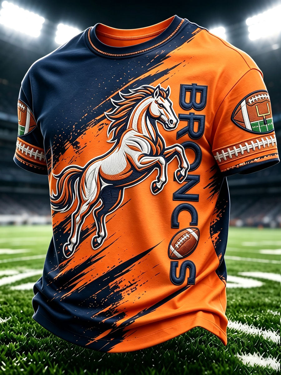 Men's Football Printed Short-Sleeve T-Shirt
