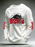 Men'S Football Printed Waffle T-Shirt