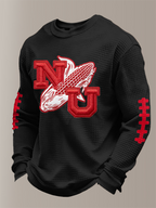 Men'S Football Printed Waffle T-Shirt