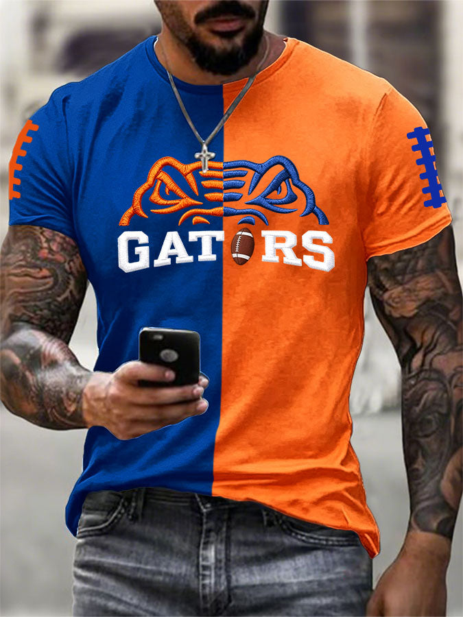 Men's Football Printed Short-Sleeve T-Shirt